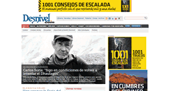 Desktop Screenshot of desnivel.com